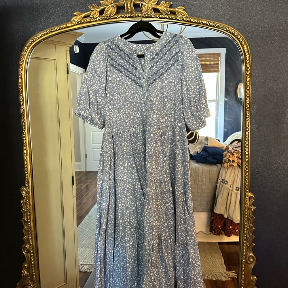 Madewell Blue Floral Women's Dress